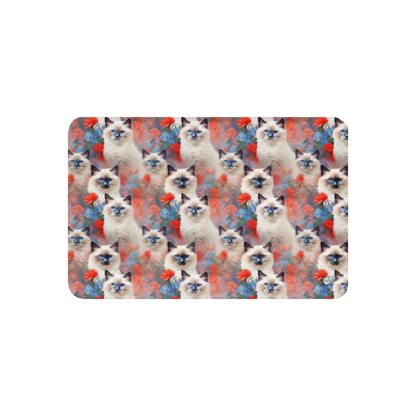 Sherpa Blanket: Ragdolls Collection in Rapture Adonis