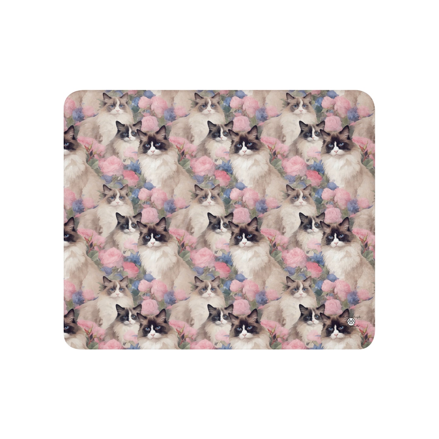 Sherpa Blanket: Ragdolls Collection in Louise