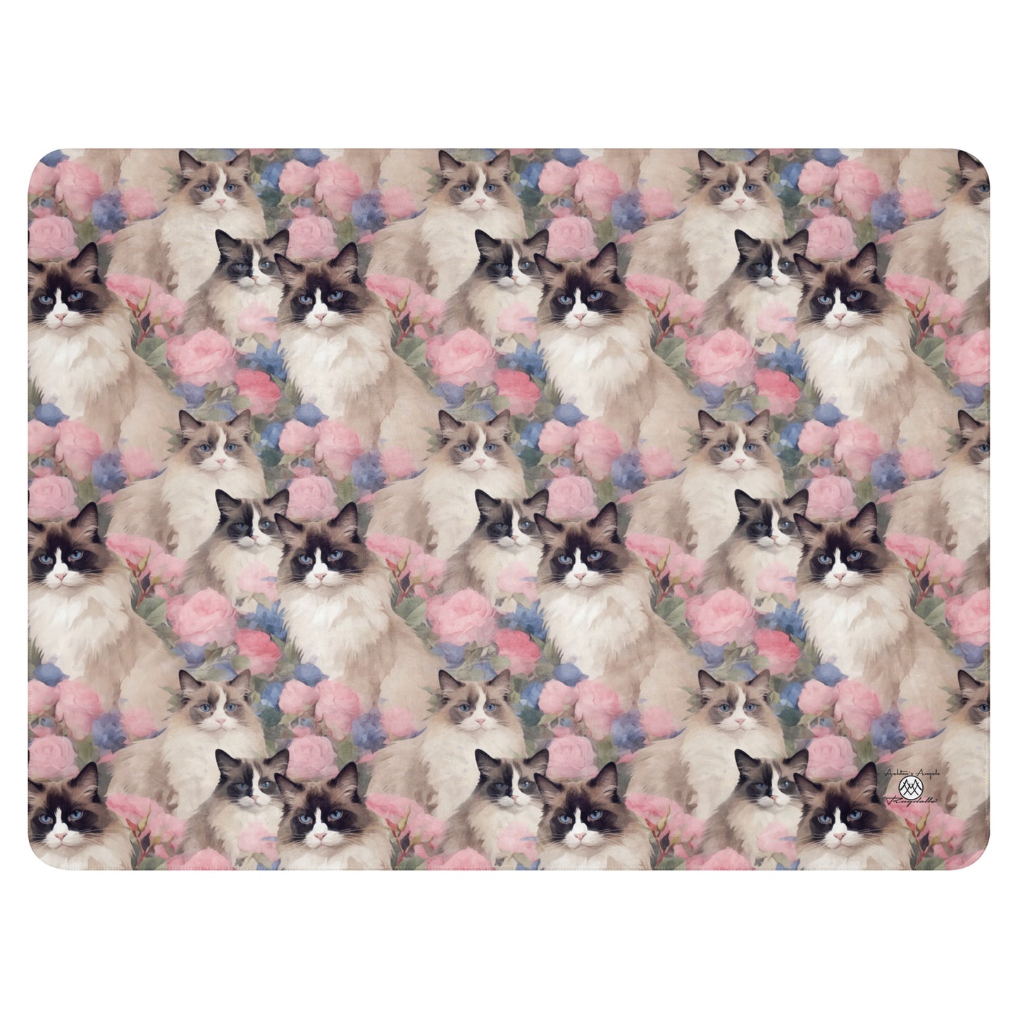 Sherpa Blanket: Ragdolls Collection in Louise